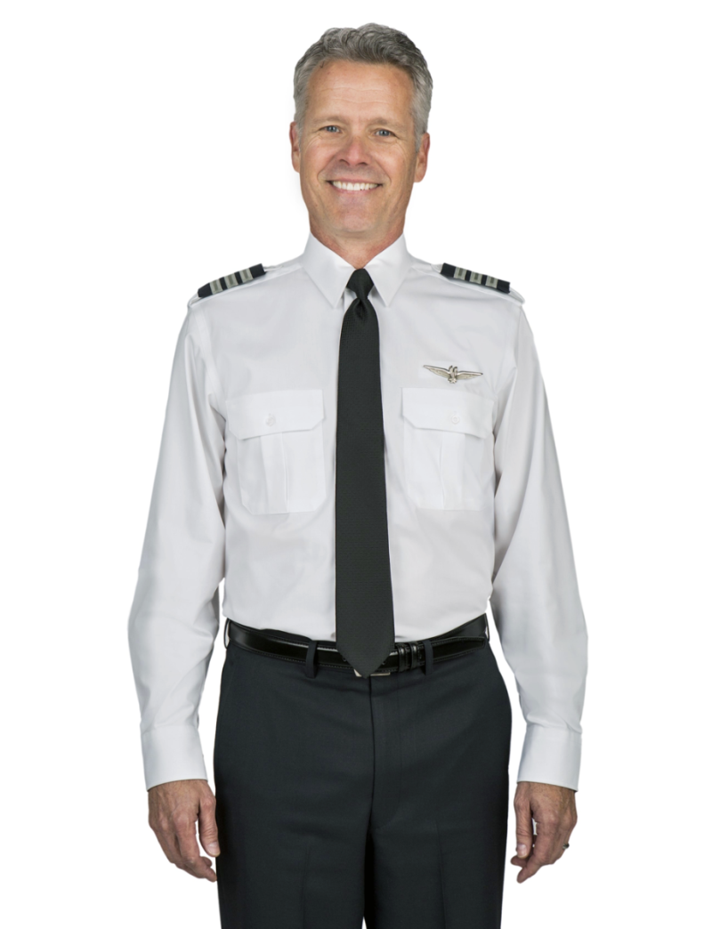 Sterling Tapered Flap Pocket Long Sleeve Shirt w/Eyelet