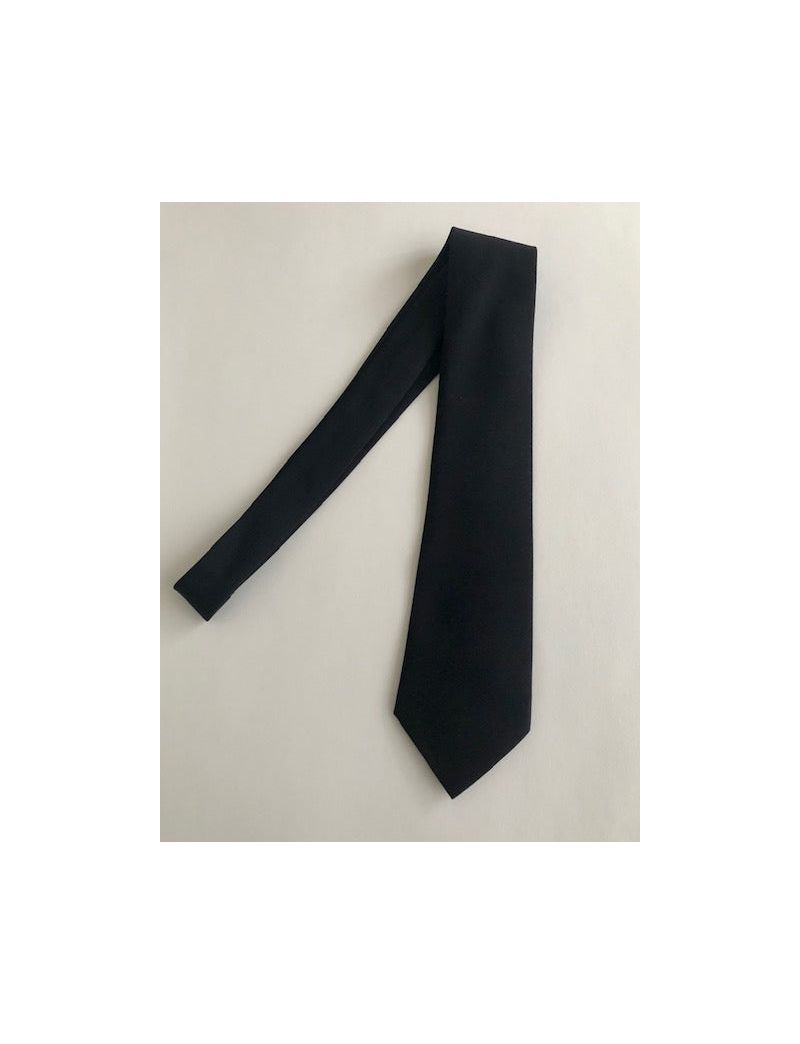 Four-in-Hand Black Tie