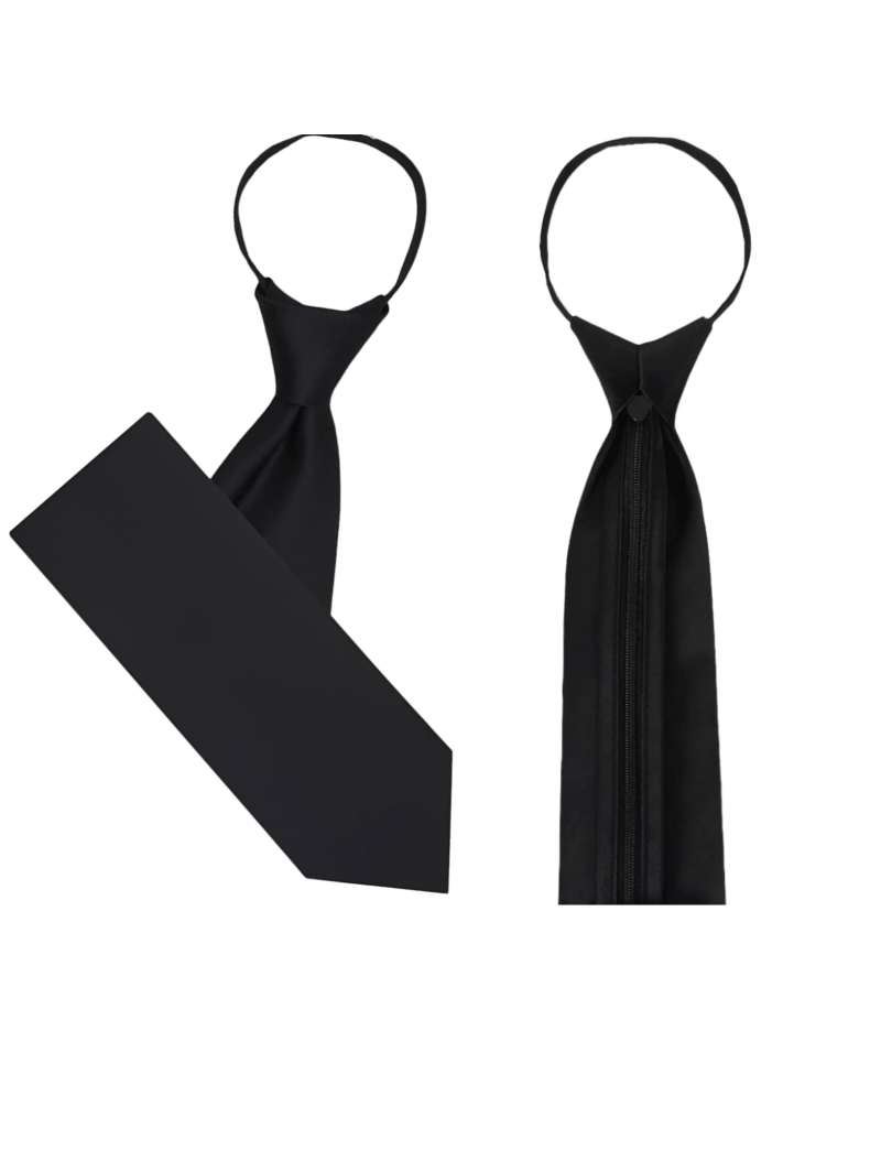 Zipper Tropical Black Tie