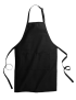 Black Apron w/Two Pockets