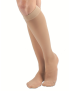 Closed Toe Knee High Nude Compression Stockings