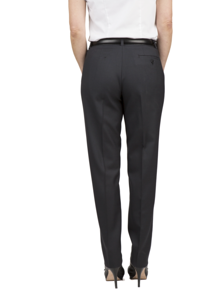 Melissa Flat Front Tropical Midnight Blue Pants