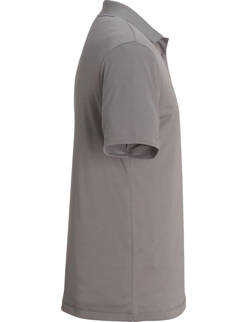 Male Mini-Pique Cool Gray Polo