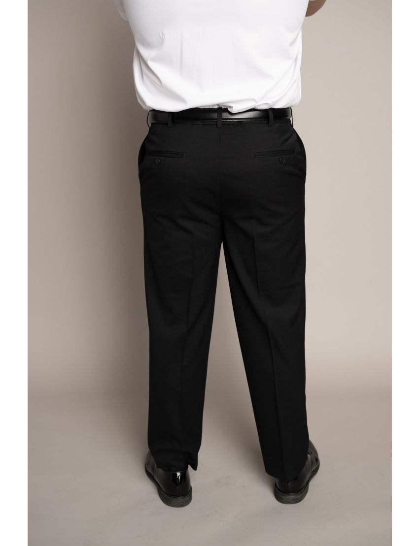 Austin Flat Front Regular Fit Sharkskin Gunsmoke Pants