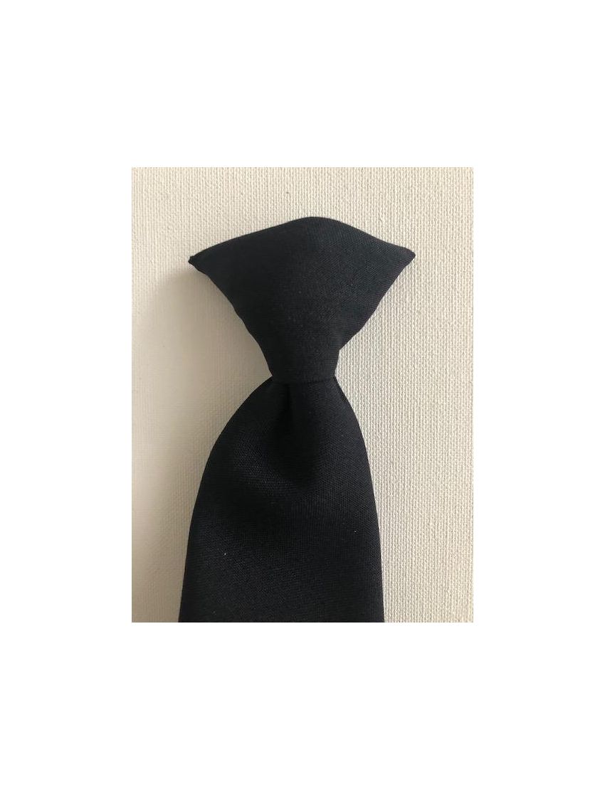 Clip-On Black Tie