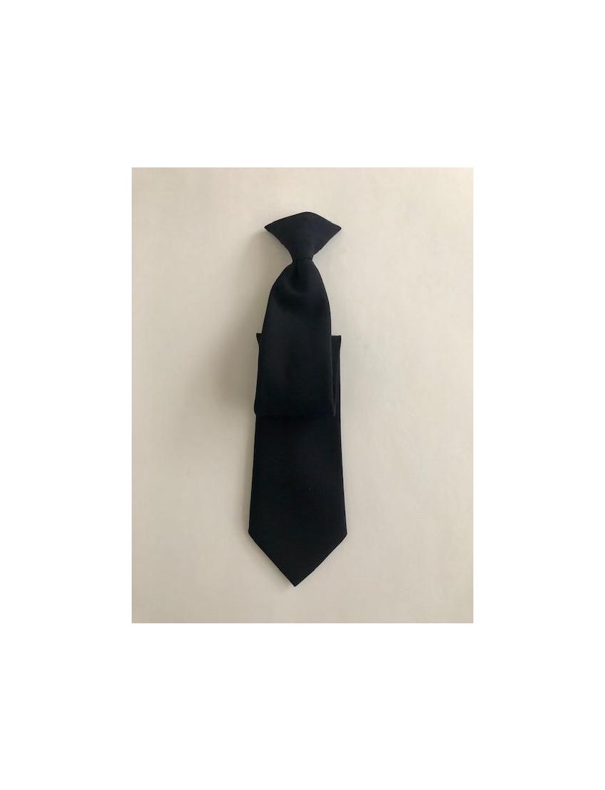 Clip-On Black Tie