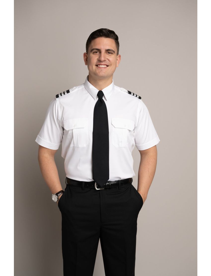 Sterling Flap Pocket Short Sleeve Regular Shirt w/Eyelet