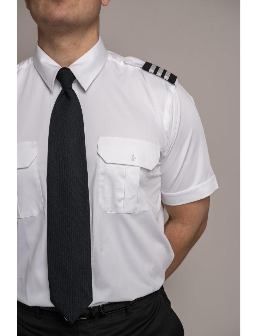 Sterling Flap Pocket Short Sleeve Regular Shirt w/Eyelet