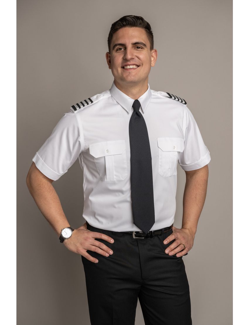 Sterling Flap Pocket Short Sleeve Tapered Shirt