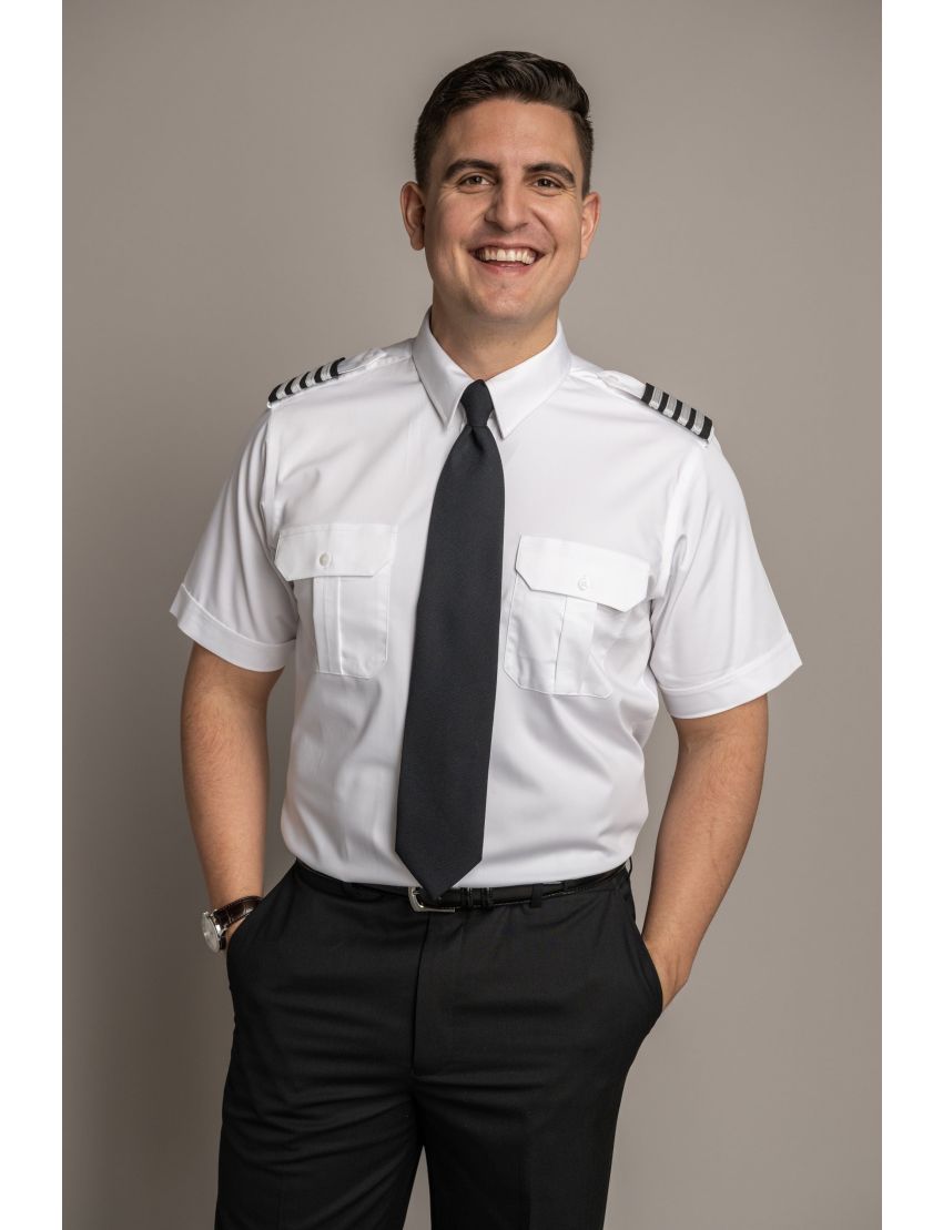 Sterling Flap Pocket Short Sleeve Regular Shirt w/Eyelet