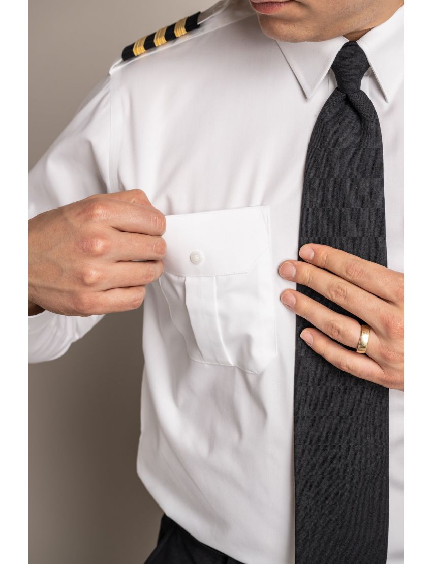 Sterling Open Pocket Long Sleeve Tapered Shirt