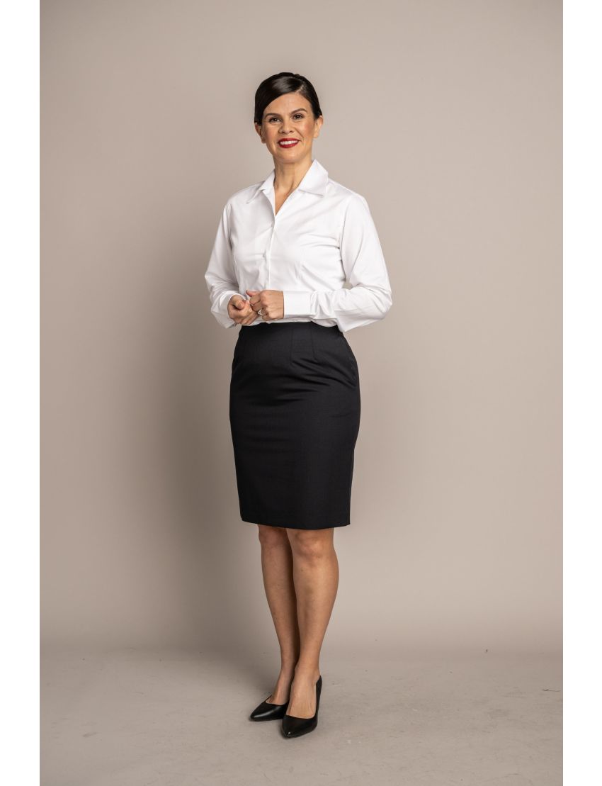 Anne  V-Neck Long Sleeve Shirt