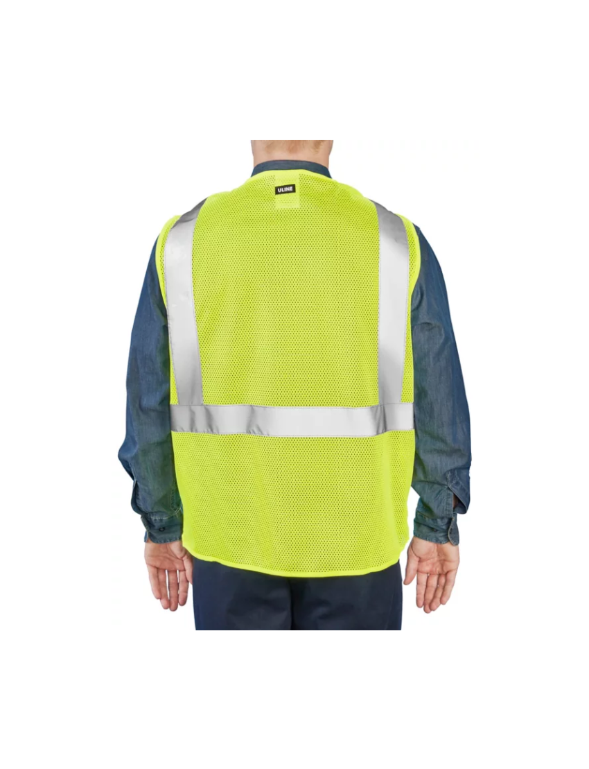 Standard Hi-Vis Safety Vest with Pockets