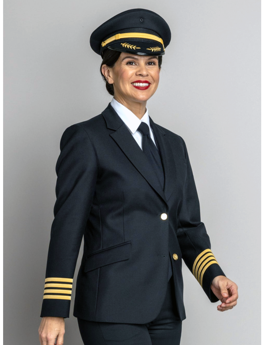 Betsy Sharkskin Midnight Blue Jacket