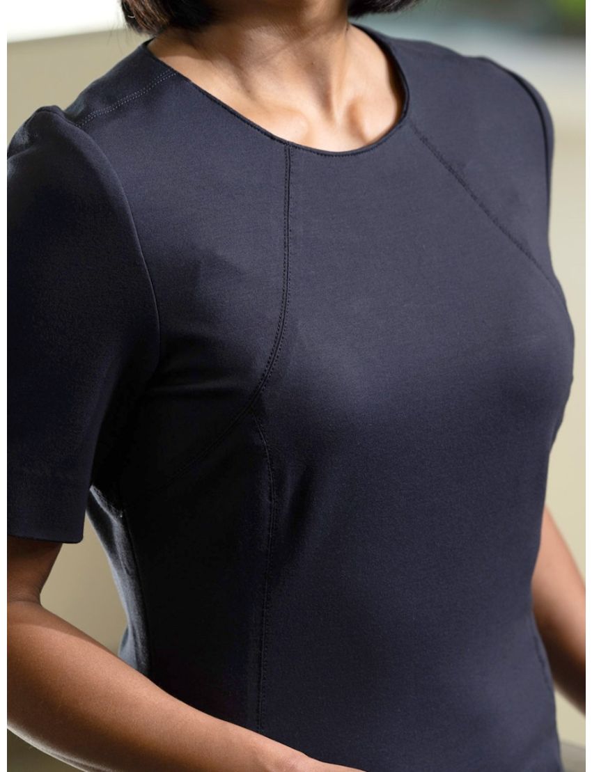 Eliza Tri Blend Navy Dress