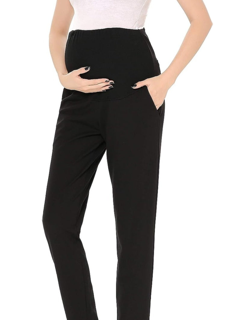 Maternity Tropical Midnight Blue Pants
