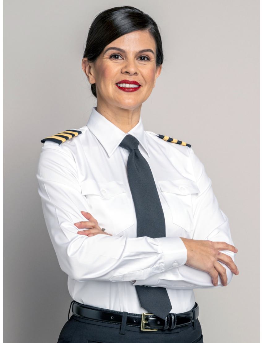 Stephanie Flap Pocket Tapered Long Sleeve Bamboo Shirt