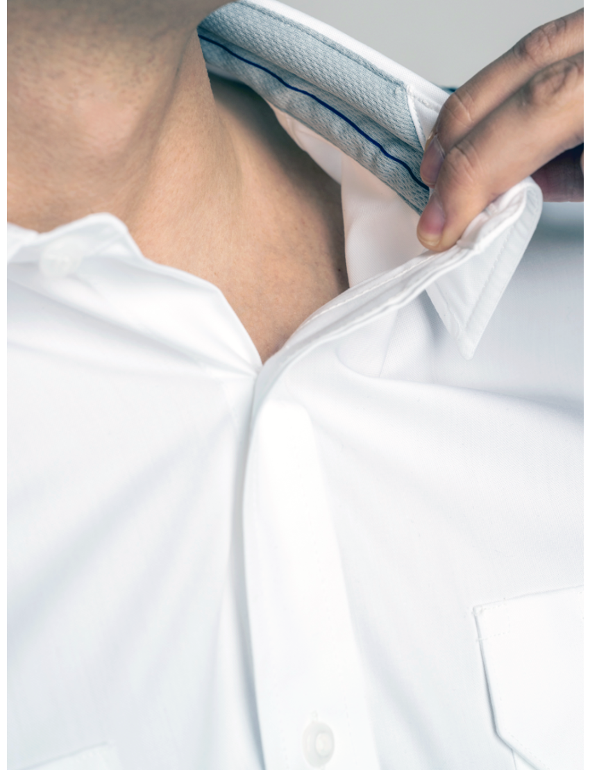 Sterling Open Pocket Short Sleeve Tapered Shirt w/Eyelet