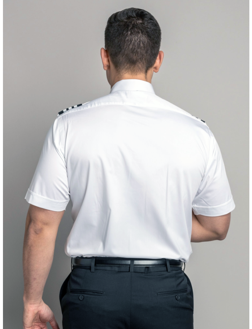 Sterling Open Pocket Short Sleeve Tapered Shirt w/Eyelet