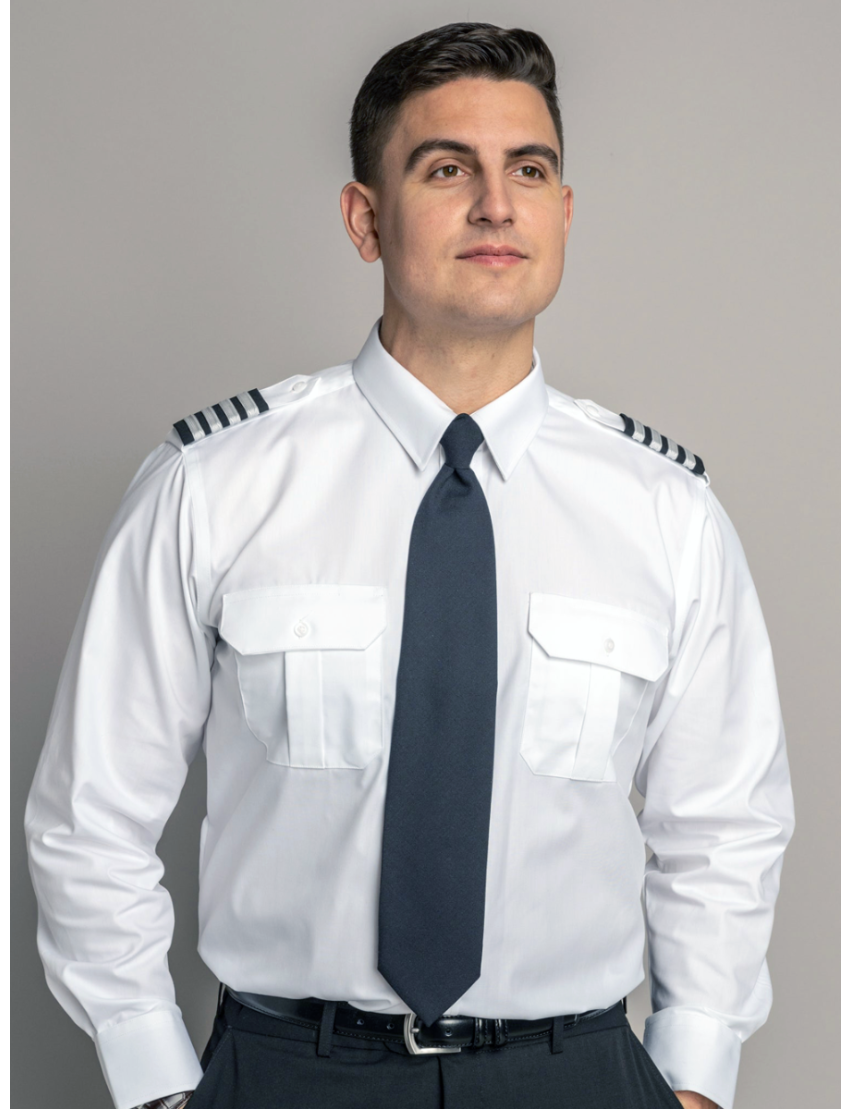 Sterling Tapered Flap Pocket Long Sleeve Shirt w/Eyelet