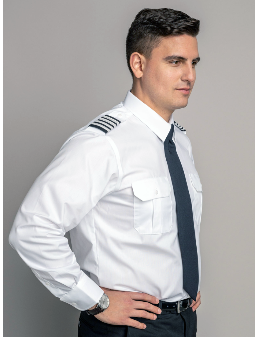 Sterling Tapered Open Pocket Long Sleeve Shirt w/ Eyelet